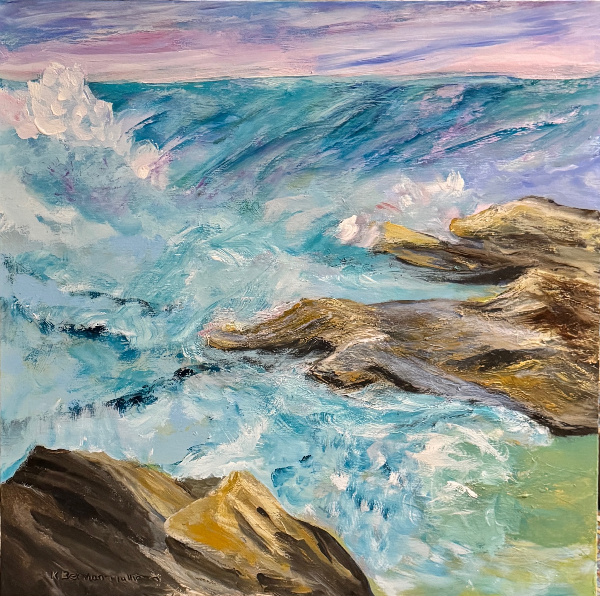 acrylic painting on canvas